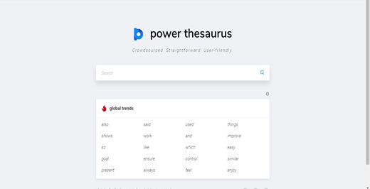 Power Thesaurus