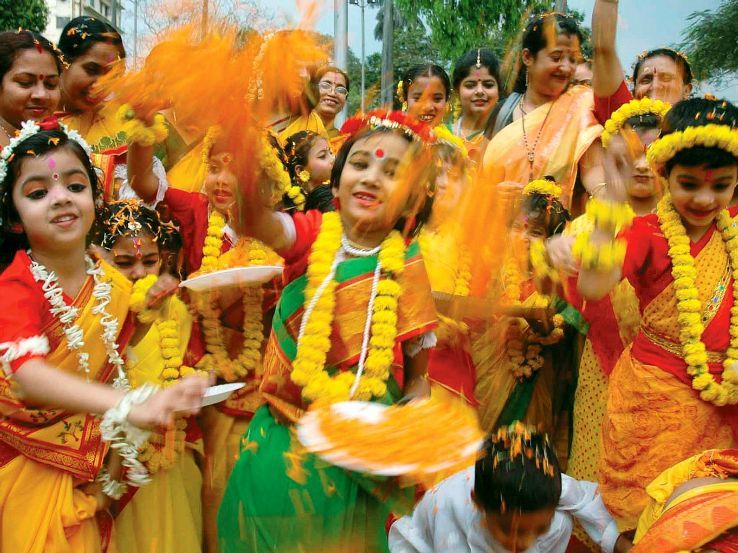 Durga Puja is originally a Spring festival