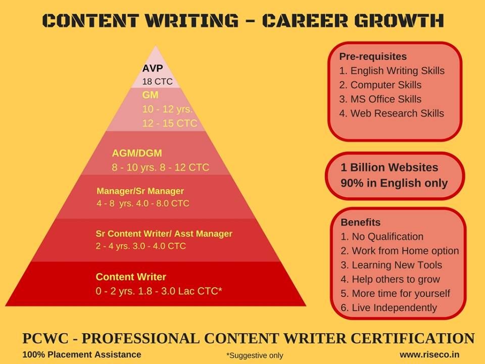 content writer career