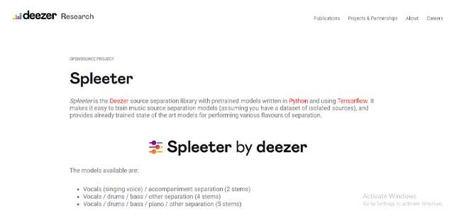 Spleeter by Deezer